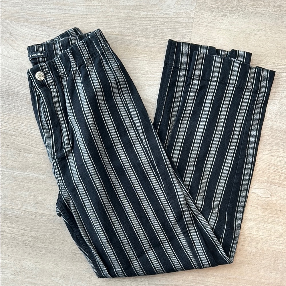 Striped Black and White Pants